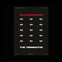 Teminator Movie Poster in Motion. 2D Animation, and Motion Graphics project by Amina Khan - 07.07.2020