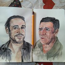 Mis Acuarelas. Watercolor Painting, Painting, and Portrait Drawing project by Fulgencio CÁRDENAS - 07.07.2020