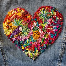 Mi Proyecto del curso: Bordado y personalización de accesorios . Embroider project by Daysi Tavares - 07.24.2020