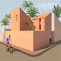Representación de casa, proceso en Sketch up y terminado en Photoshop. Un projet de Architecture, Design graphique, Architecture d'intérieur, Design d'intérieur, Pa, sagisme, Collage, Architecture numérique et Illustration architecturale de David Florez - 07.07.2020