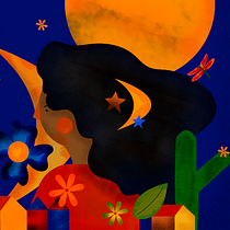 Meu projeto do curso: Ilustração flat com Photoshop. Digital Illustration project by Thaís Solano - 07.07.2020