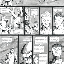 My project in Inking Techniques for Comics and Illustration course. Comic project by Julien Cattan - 07.08.2020
