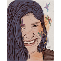 Mi Proyecto del curso: Retrato ilustrado con Procreate. Digital Illustration project by Natalia Sierra - 07.09.2020