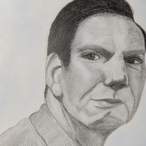 Mi Proyecto del curso: Retrato realista con lápiz de grafito. Desenho a lápis projeto de samantha marilu romero pacheco - 09.07.2020