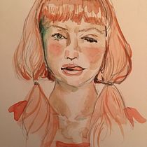 Mi Proyecto del curso: Cuaderno de retratos en acuarela. Fine Arts project by Nicolas Stockar Rodriguez - 07.09.2020