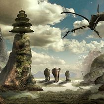 Mi Proyecto del curso: Matte Painting: creando mundos fotorrealistas. Photographic Composition, Digital Drawing, and Digital Illustration project by Edgar Gómez - 07.09.2020
