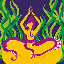 The Modern Mermaid book cover. Digital Illustration, and Graphic Design project by triin - 07.09.2020