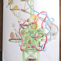 My project: The Sandwich Factory. Ink Illustration, Sketchbook, and Sketching project by mickjmason - 07.09.2020