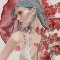Mi Proyecto del curso: Retrato ilustrado con Procreate. Traditional illustration project by Lola - 07.09.2020