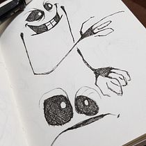 My project in The Art of Sketching: Transform Your Doodles into Art course. Comic, Concept Art, Drawing, and Traditional illustration project by Mufeed Hahshim - 07.10.2020