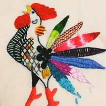 Mi Proyecto del curso: Técnicas de bordado: ilustrando con hilo y aguja. Un projet de Broderie de Beatriz Paz - 10.07.2020