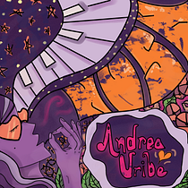 Mi Proyecto del curso: Ilustración y lettering para portadas de discos. Un progetto di Graphic design e Illustrazione digitale di Andrea Montserrat Gómez Uribe - 10.07.2020