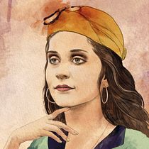 retrato de mi niña: Técnicas de ilustración con acuarela digital. Un proyecto de Ilustración digital de Jesus Tortosa - 10.07.2020