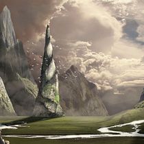 Mi Proyecto del curso: Matte Painting: creando mundos fotorrealistas. Traditional illustration project by Cely Cedeño Contreras - 07.10.2020