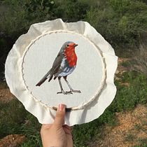 Mi Proyecto del curso: Pintar con hilo: técnicas de ilustración textil.  project by Denise Lopez Aleman - 07.28.2020