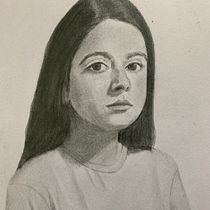 Mi Proyecto del curso: Retrato realista con lápiz de grafito. Desenho de retrato projeto de Miguel Carrera - 11.07.2020