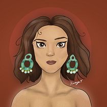 Mi Proyecto del curso: Retrato de personajes femeninos con Procreate. 2D Animation project by Hannya Jimenez - 07.11.2020