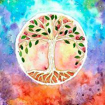 Mi Proyecto del curso: La conexión de la vida y el universo. Un progetto di Pittura ad acquerello di Cecilia Rodríguez Barreiro - 18.07.2020