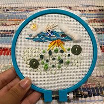 Mi Proyecto del curso: Bordado y personalización de accesorios . Embroider project by Ivana Zoé - 07.12.2020