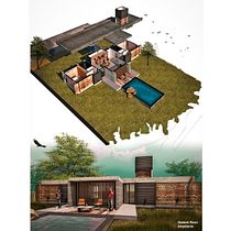 ILUSTRACIÓN ARQUITECTÓNICA POR GERSON ROZO. 3D, 2D Animation, Architecture, and Digital Architecture project by Gerson Felipe Rozo Betancur - 07.12.2020