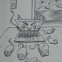 Meu projeto do curso: A arte de desenhar: transforme seus rabiscos em arte Ein Projekt aus dem Bereich Traditionelle Illustration von marqueiroz - 13.07.2020