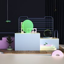 Mi Proyecto del curso: Composiciones abstractas con Cinema 4D. 3D projeto de Thomas Girometti - 12.07.2020