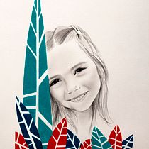 Mi Proyecto del curso: Retrato con lápiz, técnicas de color y Photoshop. Projekt z dziedziny  R i sunek użytkownika Susana López Martín - 12.07.2020