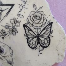 Meu projeto do curso: Tatuagem para principiantes. Tattoo Design project by Rosana Gobbi Vettorazzi - 07.19.2020