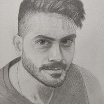 Mi Proyecto del curso: Retrato realista con lápiz de grafito. Desenho a lápis, Desenho de retrato, e Desenho realista projeto de Valeria Suárez - 12.07.2020