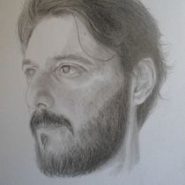 Mi Proyecto del curso: Retrato realista con lápiz de grafito. Desenho a lápis projeto de Lucas Castelverde - 12.07.2020