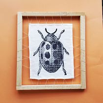 Mi Proyecto del curso: Introducción al bordado en blackwork    este fue mi proyecto aún no se cual será el enmarcado definitivo pero me encantó el curso me ha abierto la puerta a muchas posibilidades me encantó!! Gracias!!! . Un proyecto de Bordado de Areli Romero - 12.07.2020