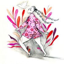 Mi Proyecto del curso: Experimentación gráfica para relatos ilustrados. Drawing, Pencil Drawing, Traditional illustration, Ink Illustration, and Watercolor Painting project by Vrigit Smith - 07.12.2020