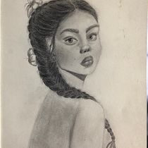 My project in Realistic Portrait with Graphite Pencil course. Desenho de retrato projeto de Ilijana Galic - 13.07.2020