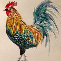 My project in Experimental Watercolor Techniques for Beginners course. Watercolor Painting project by kathrynga - 08.18.2020