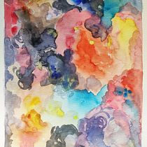 Playing with watercolor. Un progetto di Pittura ad acquerello di Shanfan Huang - 13.07.2020