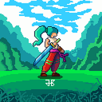 Mi Proyecto del curso: Animación de personajes en pixel art para videojuegos  Ein Projekt aus dem Bereich Animation und Animation von Figuren von juan sebastian buitrago - 13.07.2020