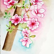 My project in Creation of Color Palettes with Watercolor course. Artistic Drawing, Botanical Illustration, Traditional illustration, and Watercolor Painting project by RR Andini Solita Zatmidisuwa - 07.14.2020
