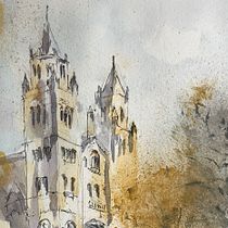 My project in Architectural Sketching with Watercolor and Ink course. Pintura em aquarela projeto de jane_25 - 25.08.2020