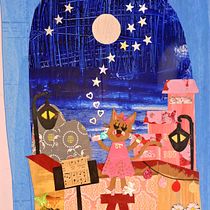 Simoneta en el Mediterraneo. Collage project by analiaelh - 07.14.2020