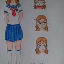 Mi Proyecto del curso: Creación de personajes manga. Artistic Drawing project by lu.buitrago.mejia - 07.15.2020