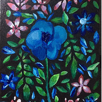 Mi Proyecto del curso: Introducción a la ilustración floral con acrílico. Artes plásticas projeto de Ivania Asencio Plaza - 15.07.2020