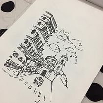 Mi Proyecto del curso: Dibujo para principiantes nivel -1. Collage, Drawing, Traditional illustration, and Architectural Illustration project by Ximena Vega - 07.15.2020