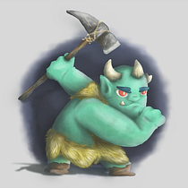 Render Ork. Concept Art, e Design de personagens projeto de Osvaldo Cruz - 15.07.2020