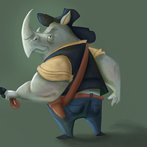 Meu projeto do curso: Pintura digital de personagens: ilustre com luz e cor. Concept Art, Desenho digital, Design de personagens e Ilustração digital projeto de Giulio Sá - 15.07.2020