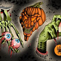 My project in Digital Design and Illustration of Tattoos with Procreate course. Color Correction, Creativit, Digital Illustration, Fine Arts, Traditional illustration, Lettering, Script, Street Art, Tattoo Design, and Watercolor Painting project by Luke Smith - 07.15.2020