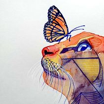 Mi Proyecto del curso: Técnicas experimentales de acuarela para principiantes . Artistic Drawing, Traditional illustration, and Watercolor Painting project by Evimarian Chacin - 07.15.2020