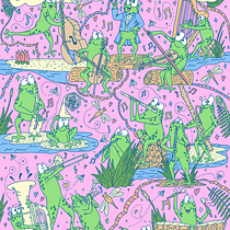 My project - A Symphony of Frogs. Character Design, Digital Drawing, and Digital Illustration project by Bryce Westervelt - 07.15.2020