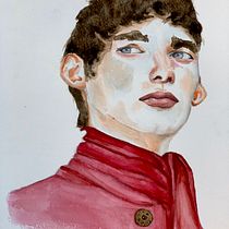 Mi Proyecto del curso: Retrato en acuarela a partir de una fotografía. Watercolor Painting project by Edith Aros - 07.15.2020