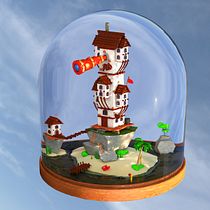 Mi Proyecto del curso: Creación de mundos 3D en miniatura con Procreate y Cinema 4D Ein Projekt aus dem Bereich 3D von Javier Montero Cortés - 16.07.2020