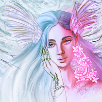 Mi Proyecto del curso: Retratos digitales de fantasía con Photoshop. Portrait Drawing, Digital Drawing, Traditional illustration, and Digital Illustration project by Marina Román - 07.16.2020